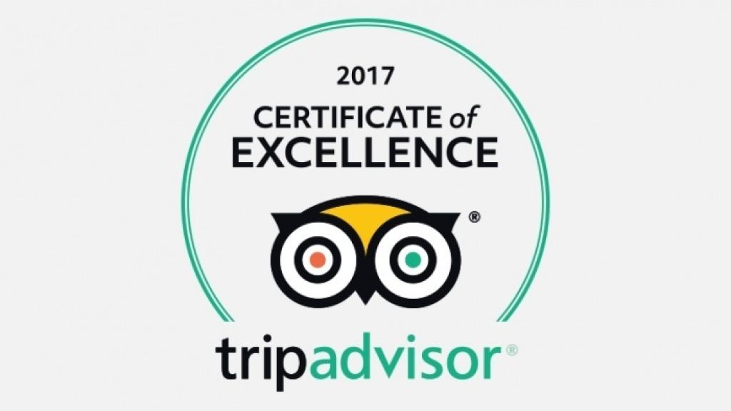 Tripadvisor 2017 Certificate Of Excellence