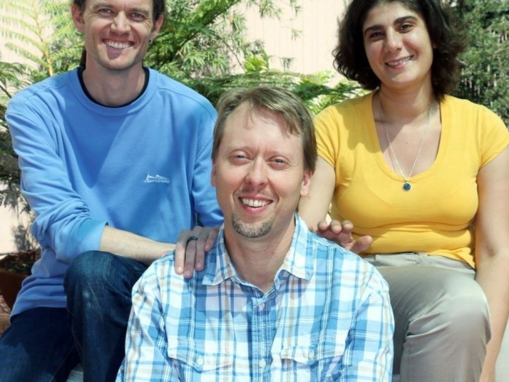 From Left  Mark Dowdeswell And Drs Kristian Carlson And Tea Jashashvili Credit Wits University
