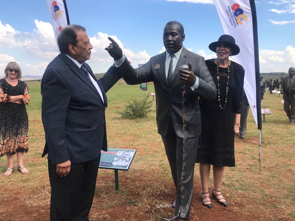 Martin Luther King Jnr Statue Unveiling