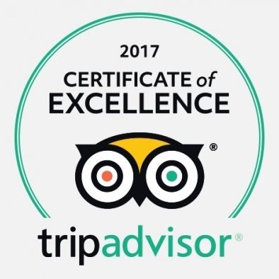 Tripadvisor 2017 Certificate Of Excellence
