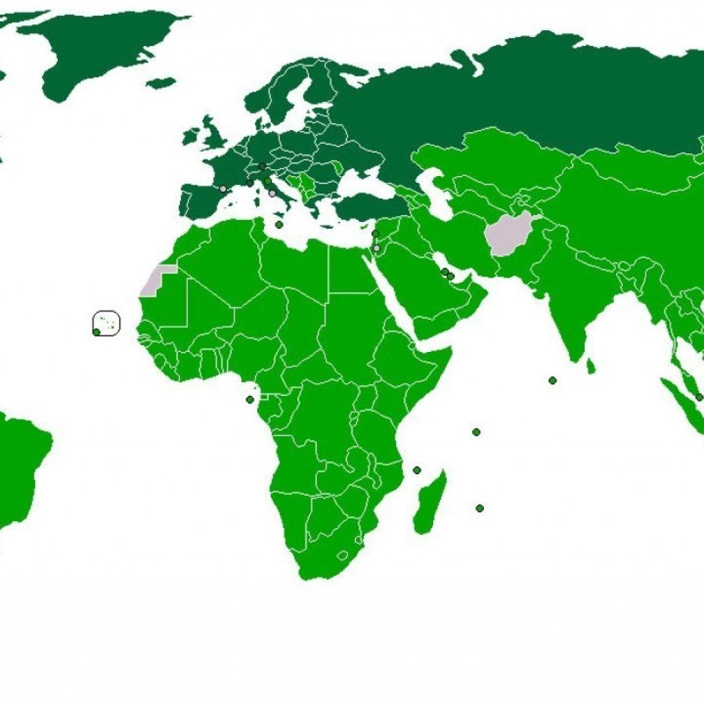 Kyoto Protocol Participation Map 2010 Copy 1