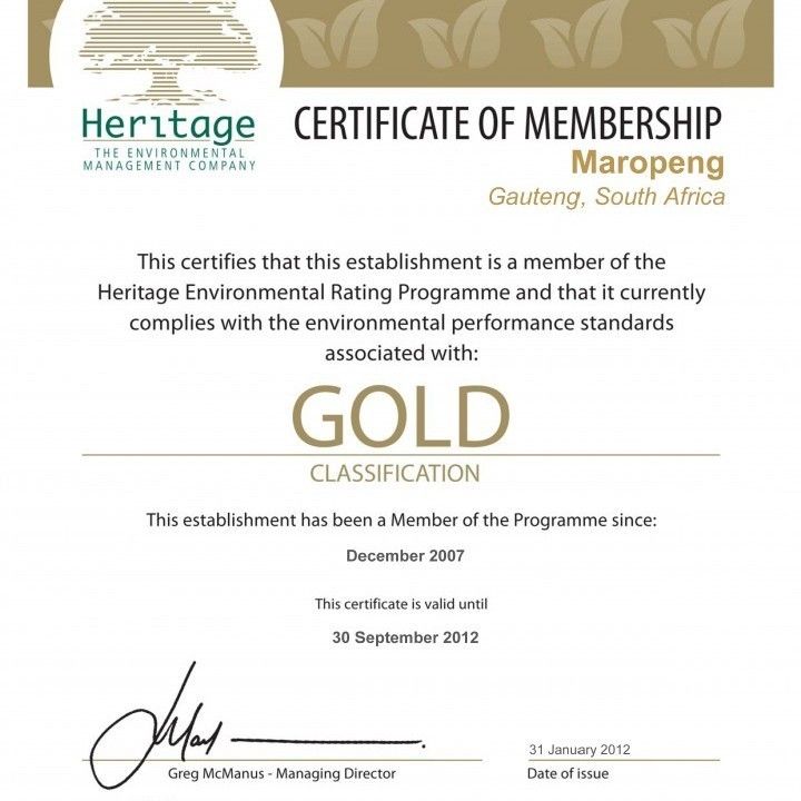 A Membership Gold 2012